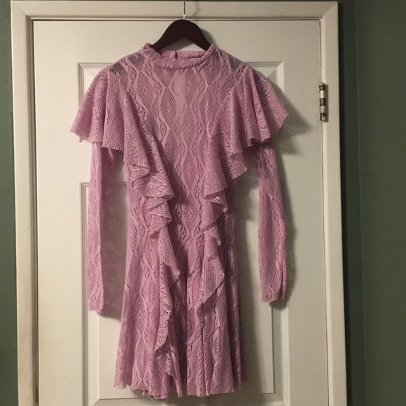 Free People Rock Candy Lace A-line Wisteria Dress - Picture 2 of 8